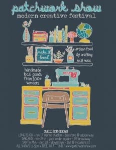 patchwork show: indie craft fair posters