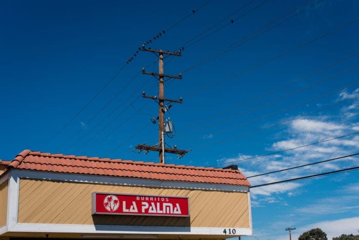 Santa Ana California Things to do Downtown Burritos La Palma